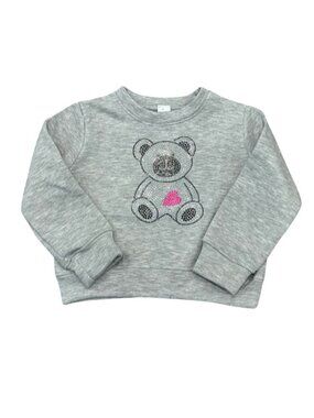 Dori Creations Girls Bear Sweatshirt